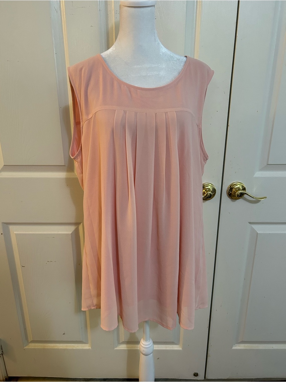 Timeson pink flowy tank, XXL